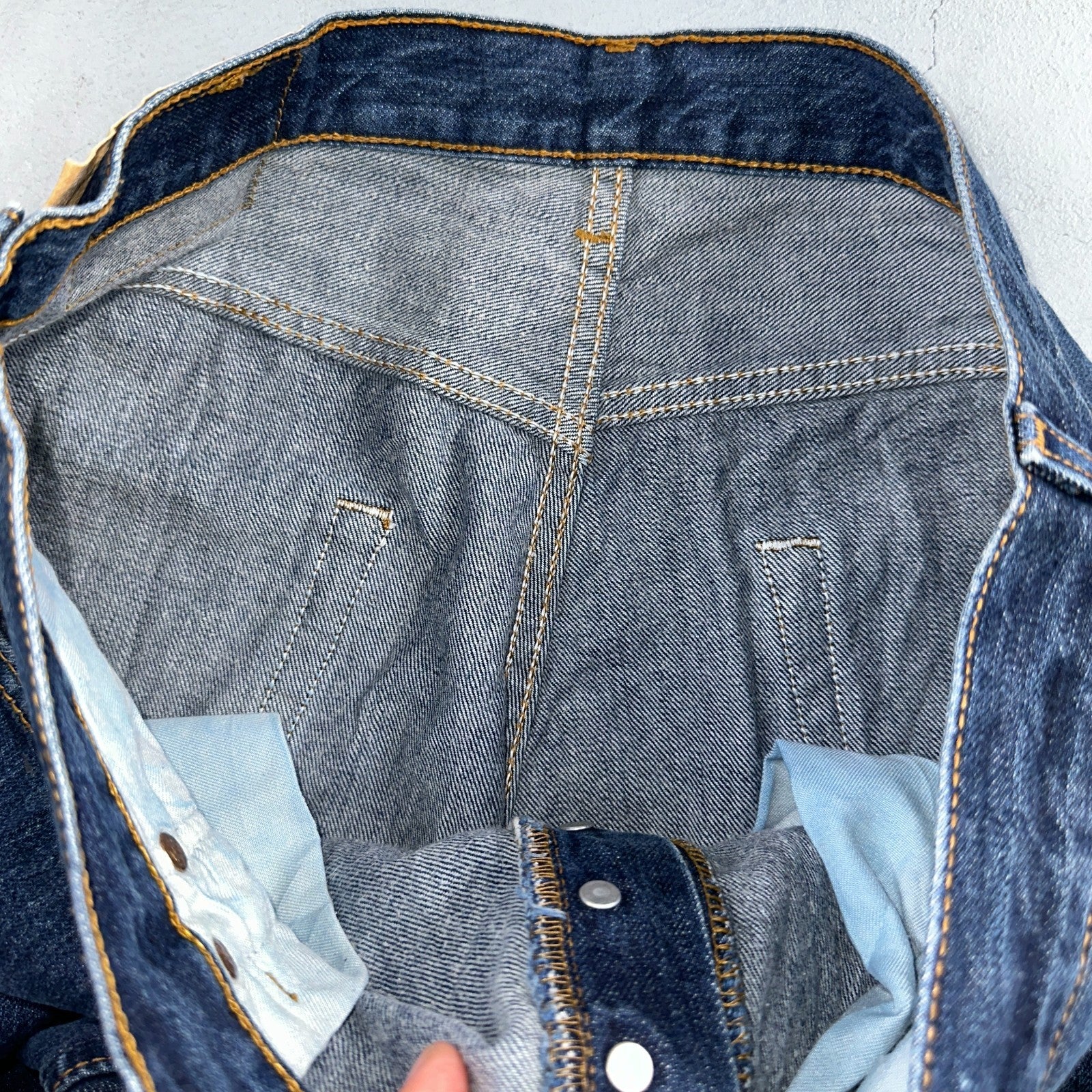 Levis 501 Vintage Y2K XX Straight Leg Jeans Blue Med Wash 34x32 Act 33x29