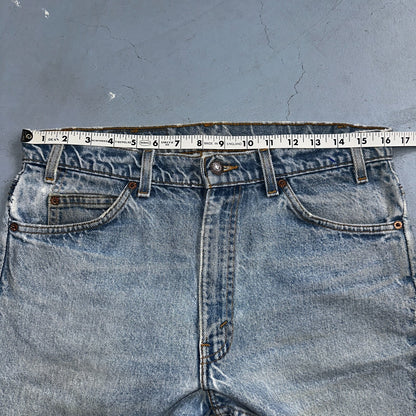 Levis 517 Vintage 80s USA Orange Tab Bootcut Flare Blue Worn Jeans Act 32x29