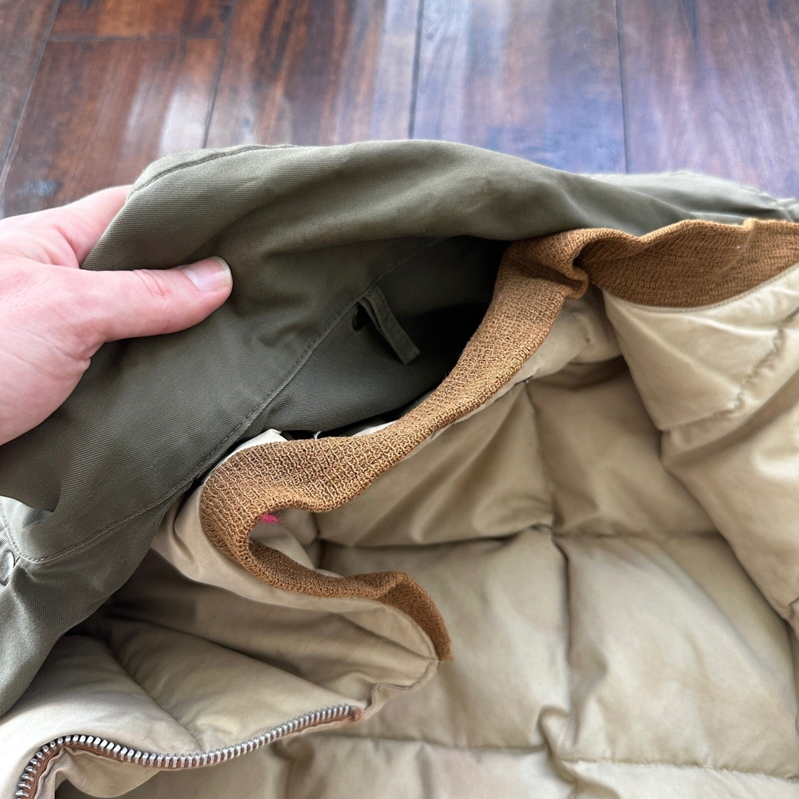 VTG 70's Pioneer Sportswear Men's Med Down Insulated Puffer Coat Jacket Shell