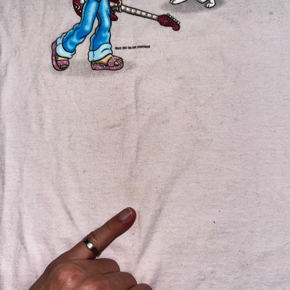 Big Dogs Rock Star GRRRL Girl Y2K VTG T Shirt Bratz Dolls 2000s Pink Cute Punk