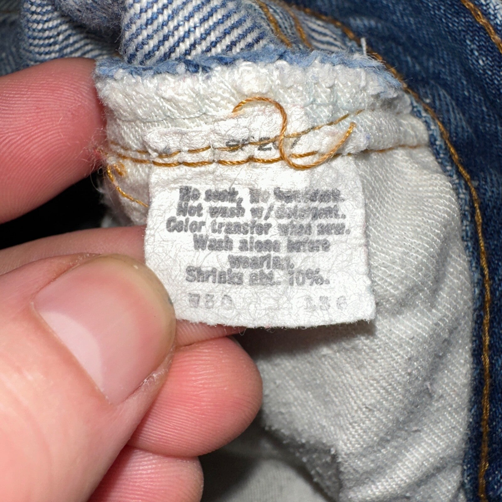 Levis 501 Vintage 80s USA XX Straight Leg Jeans Blue Med Wash 30x36 Act 27x31