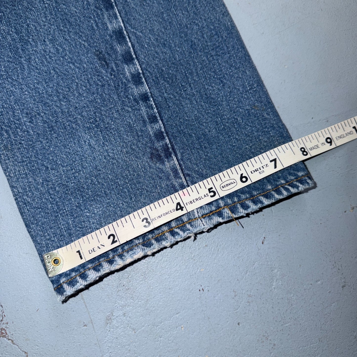 Levis 501 Vintage 80s Redline Selvedge USA XX Jeans Light Wash 34x38 Act 31x34