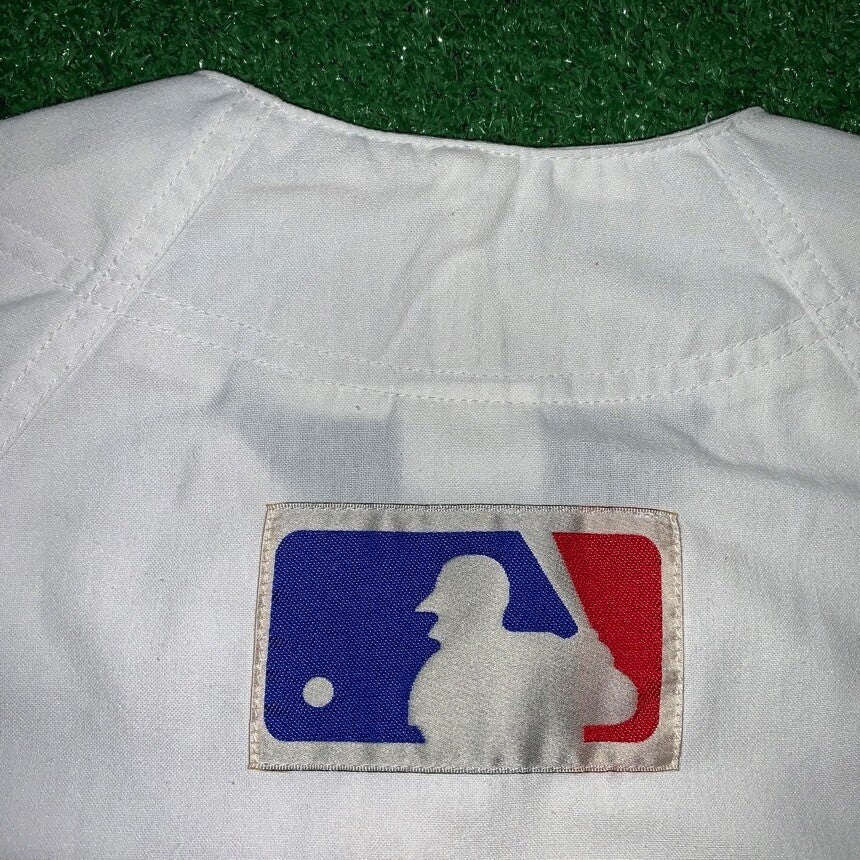 90s Chicago Cubs Jersey Vintage Nike T Shirt USA Rare MLB White Rare Jordan Rap