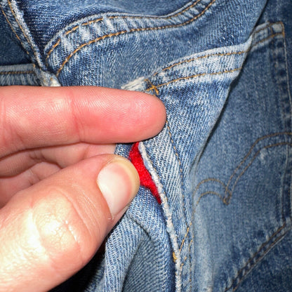 Levis 501 Big E Vintage 60s Redline Selvedge USA XX 1960s Jeans 66 Act 26x27