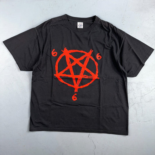 Pentagram 666 VTG T Shirt Music Band Grunge Heavy Metal XL Black Cool Graphic