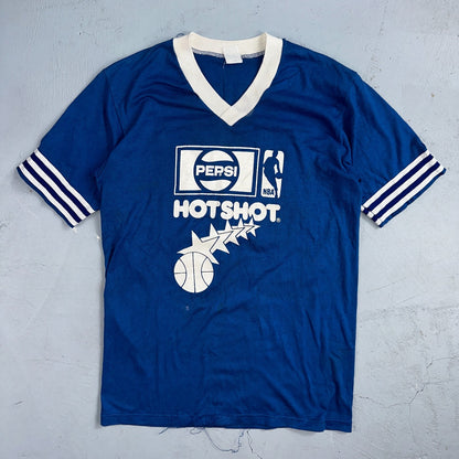 Pepsi Hot Shot Basketball NBA VTG T Shirt 1970s 70s Soda Sports Rare Promo