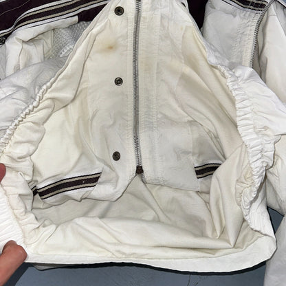 Nike Jacket Vintage 90s Challenge Court Tennis Vest Removable Sleeves RARE White