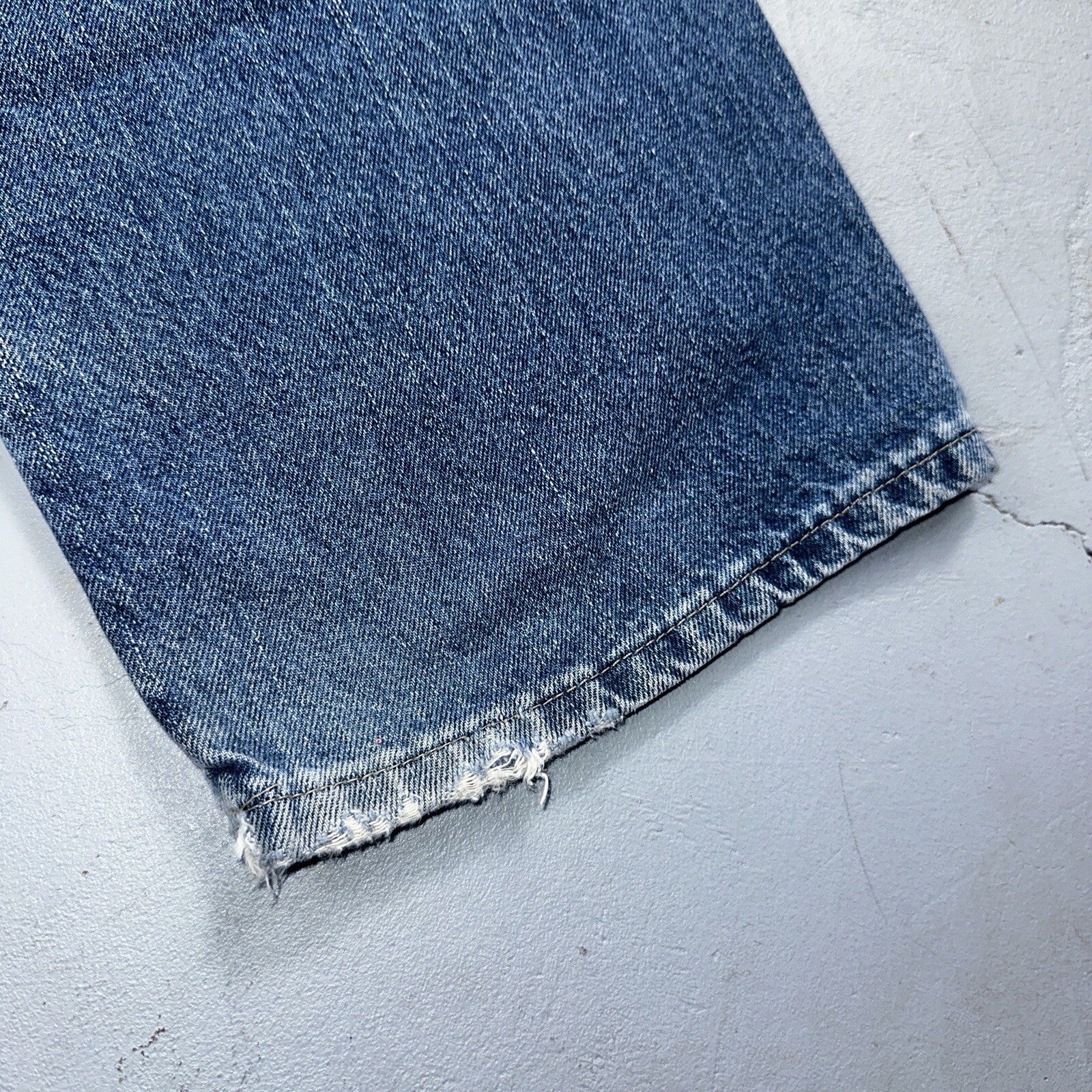 Dickies Double Knee Faded Blue Jeans 40x30  Work Wear Skate Baggy Y2K Wide Leg