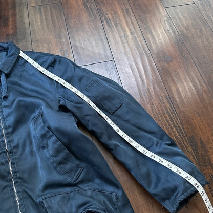 1960s Vtg Golden Fleece Industrial Outerwear Blue Jacket Coat Mens Size 38 USA