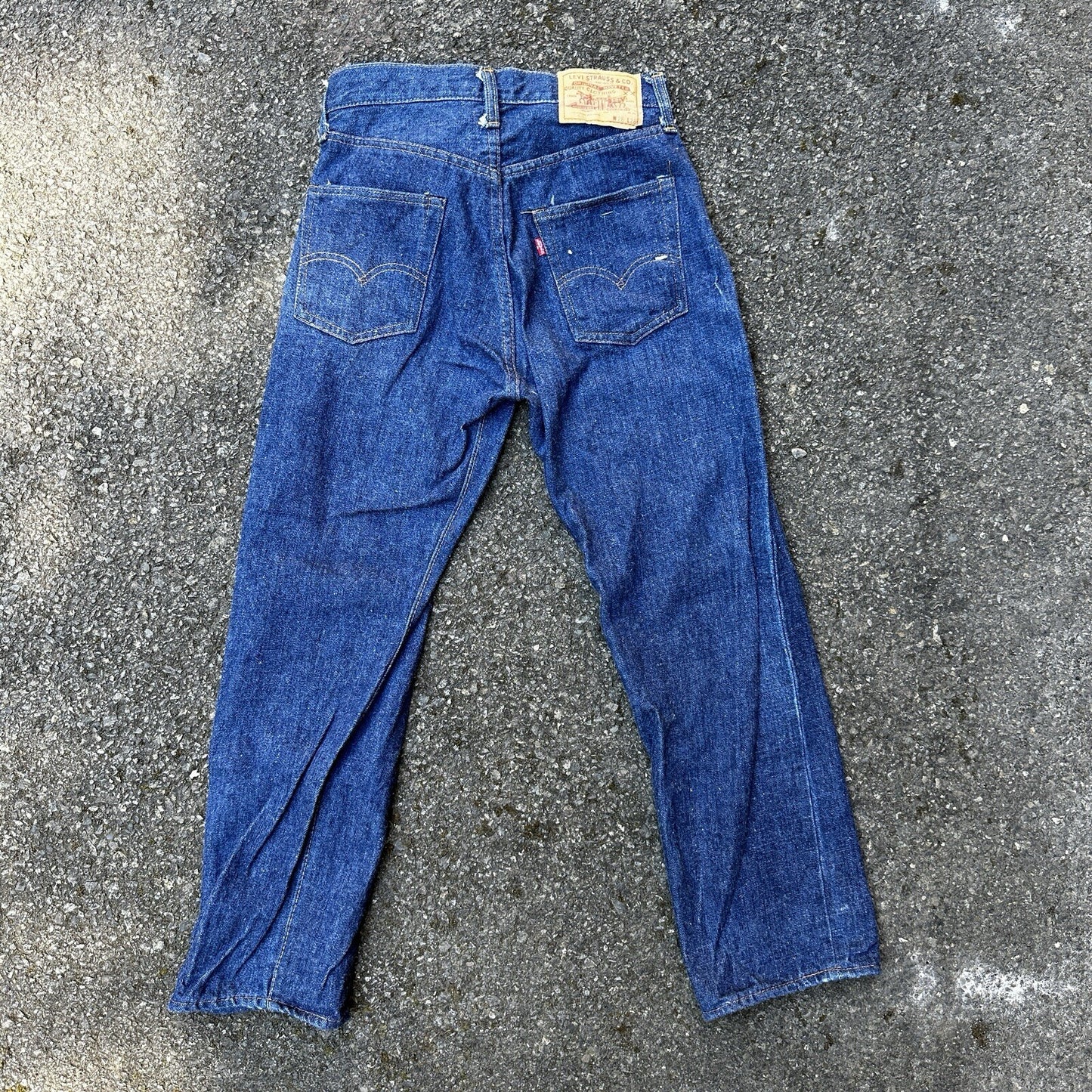 Levis Vintage 70s Redline Single Stitch 501 XX Jeans 66 SS Dark 28x28 Act 26x25