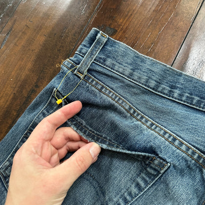 Levis LVC Big E VTG 90s Redline Selvedge Denim 505 Jeans USA Thrashed 36x34 501