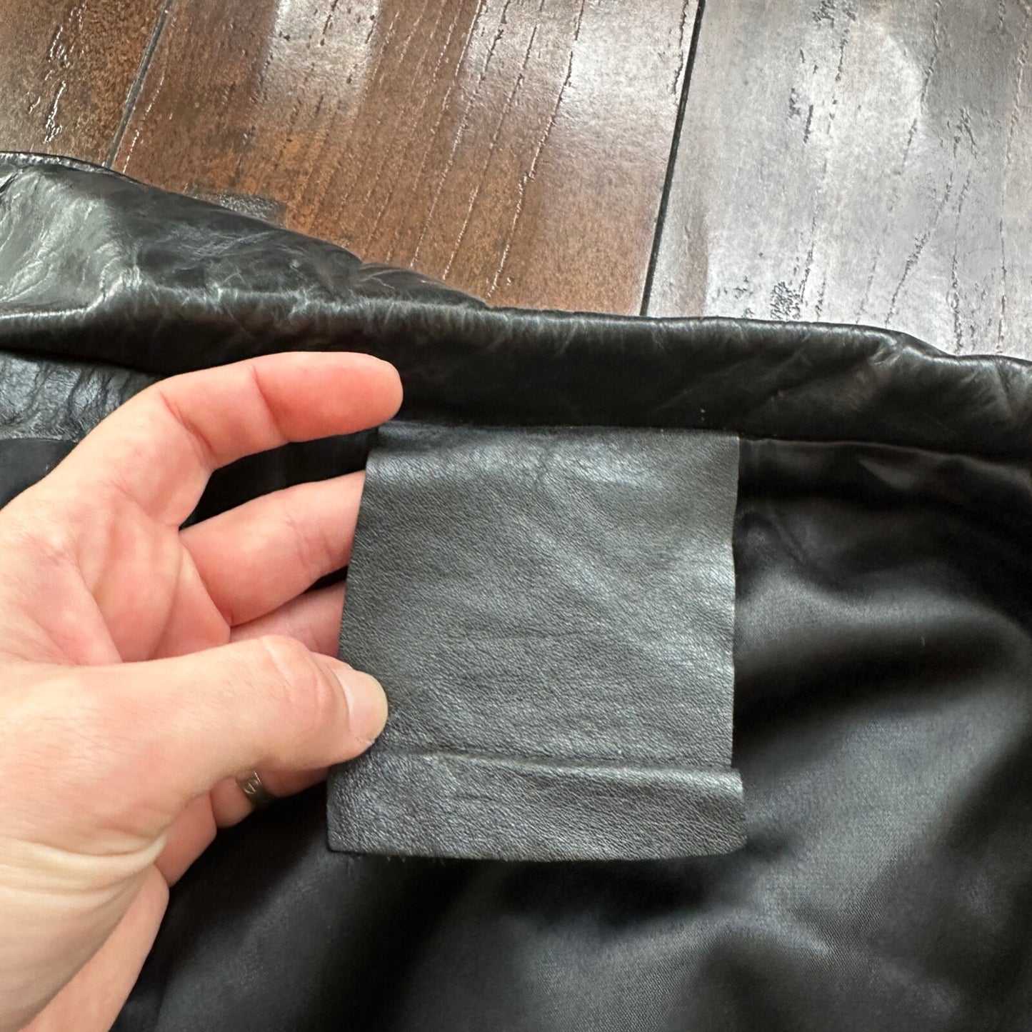 VTG 1950s Rockabilly Black Leather Talon Jacket Men 40 Zip 50s 60s 1960s Bike