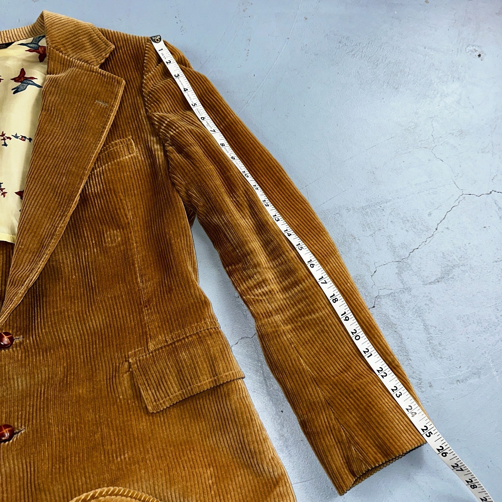 VTG Mens 2 PC Suit 40 Jacket Coat Pants Brown Rockabilly 60s 1960s Corduroy