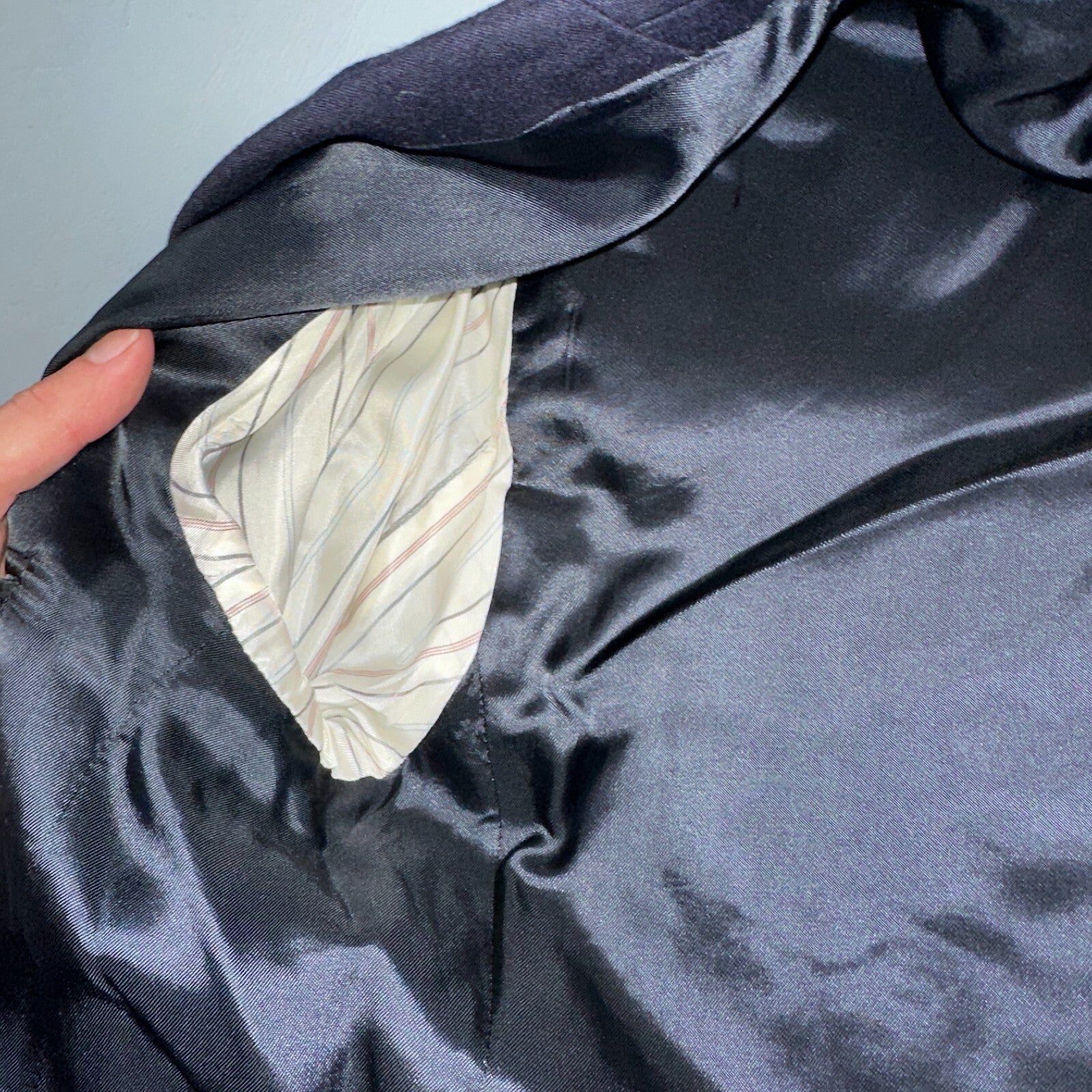 Women's Vintage Polo Ralph Lauren Blazer Jacket Made in Italy Sz 16 Wool 80s