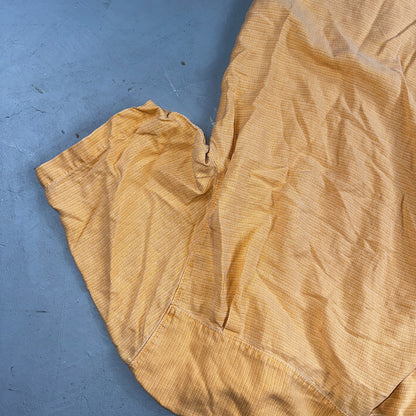 Tommy Bahama Mens Camp Hawaiian Shirt L Silk Orange Aloha Floral Summer