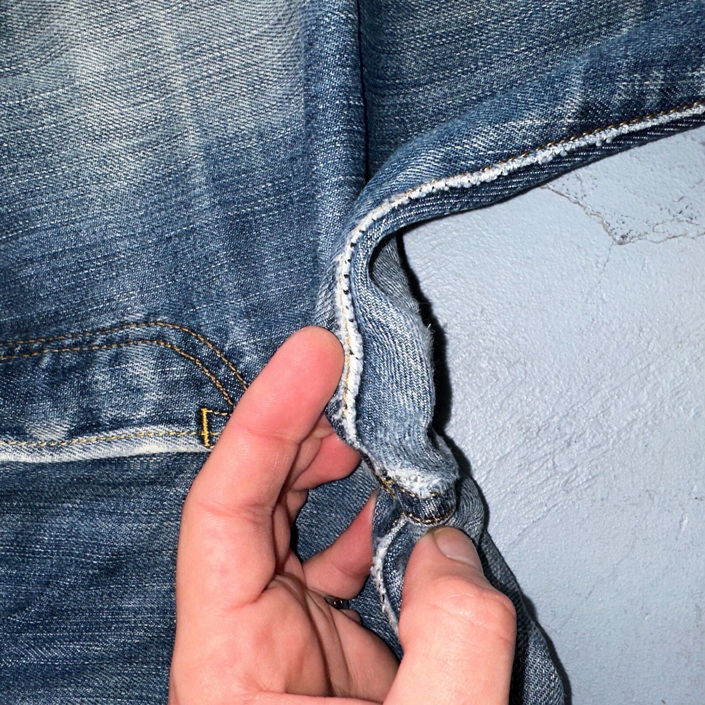 Levis 501 Y2K XX Straight Leg Jeans Blue VTG Med Wash 33x34 Act 31x29