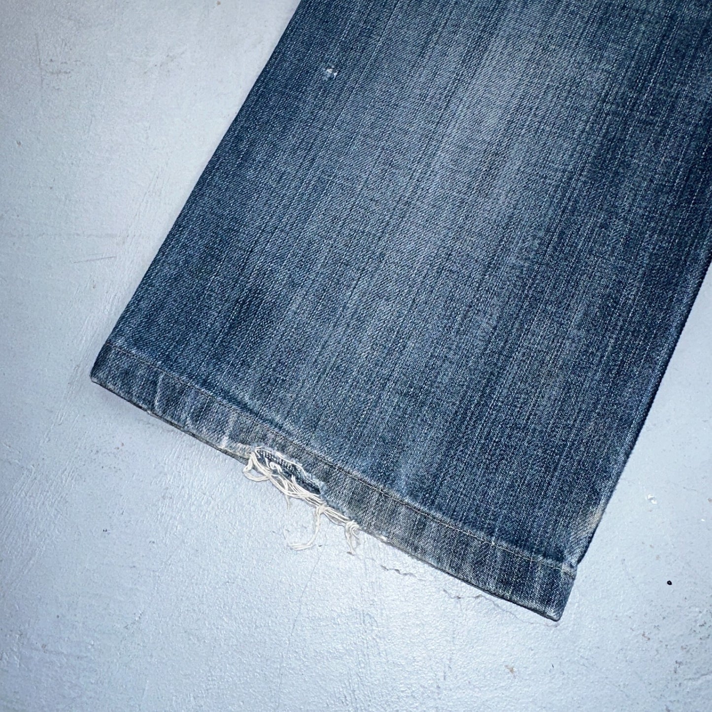 Levis 501 Vintage Y2K XX Straight Leg Jeans Blue Med Wash 34x34 Act 33x27