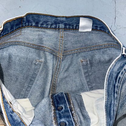 Levis 501 Vintage Y2K 90s XX Straight Leg Jeans Blue Light Wash 36x34 Act 33x30