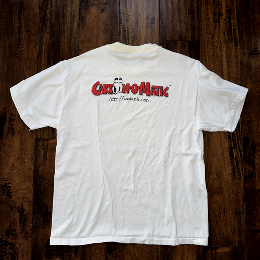 Cartoon-O-Matic Vintage T Shirt 90s nFX Cartoon Network Anime Rap TV Movie RARE