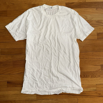 Jockey Shirt Men’s XL 46-48 Single Stitch White T Made In USA Cotton Vintage