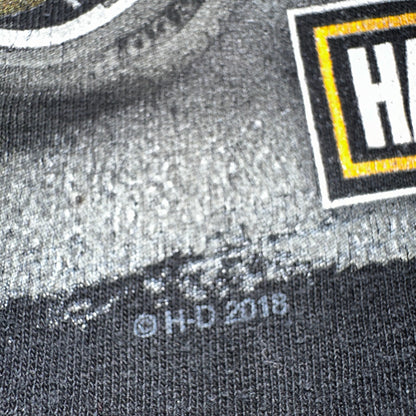 HARLEY DAVIDSON Shirt Mens 2XL Lewiston Idaho Motorcyle Eagle USA VTG Style