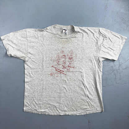 Wood Carvers VTG T Shirt Hot Girl Anime Cartoon Funny Humor Work Hard XL