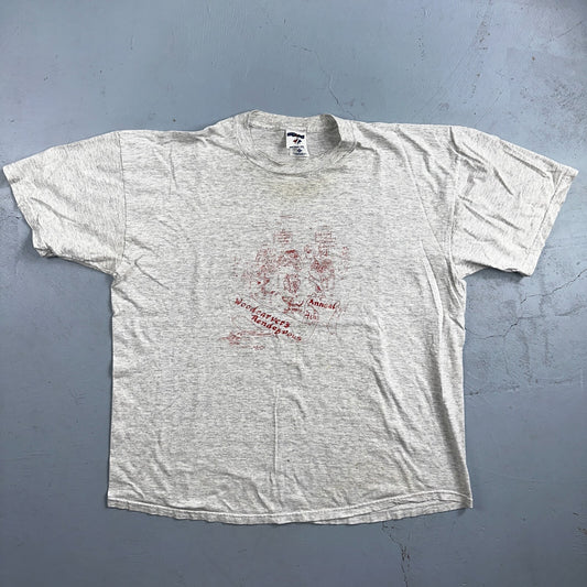 Wood Carvers VTG T Shirt Hot Girl Anime Cartoon Funny Humor Work Hard XL