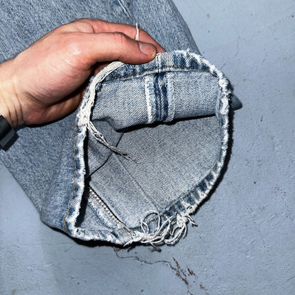 Levis 501 Vintage Y2K XX Straight Leg Jeans 90s Blue Light Wash 38x32 Act 37x30
