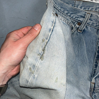 Levis 501 Vintage 80s Redline Selvedge USA XX Jeans Light Wash 1980s Act 30x26
