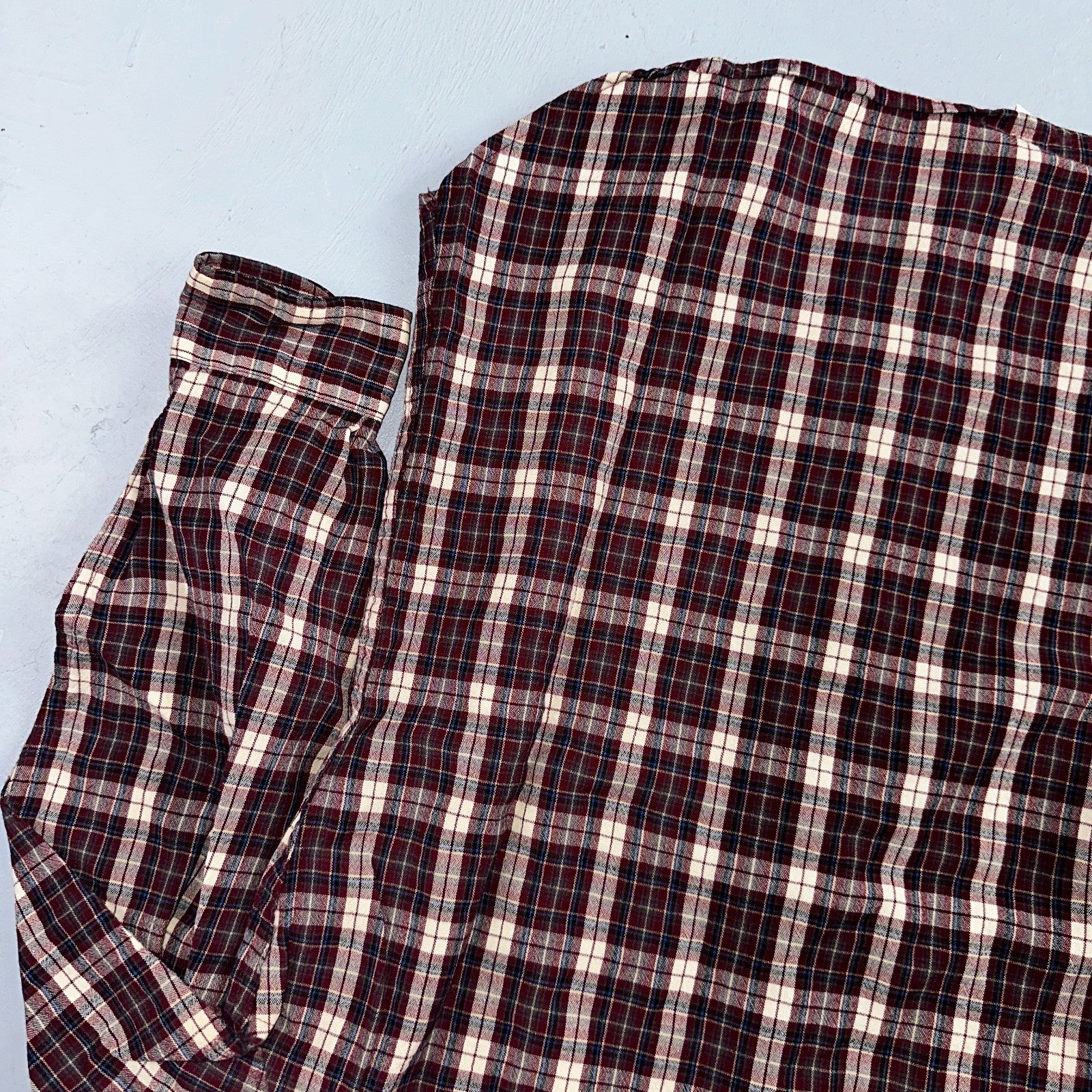 Vintage Pendleton Shirt Mens M Wool Plaid Flannel USA Button 1970s 70s Red