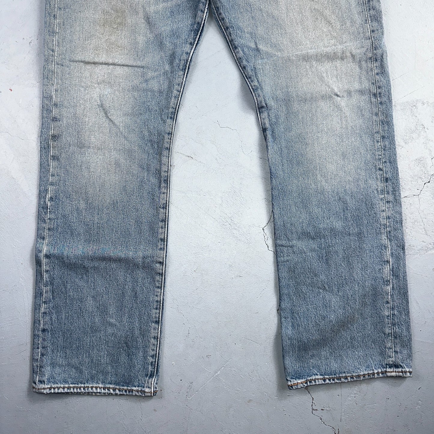 Levis 501 Y2K XX Straight Leg Jeans Blue VTG Light Wash 36x30 Act 38x29