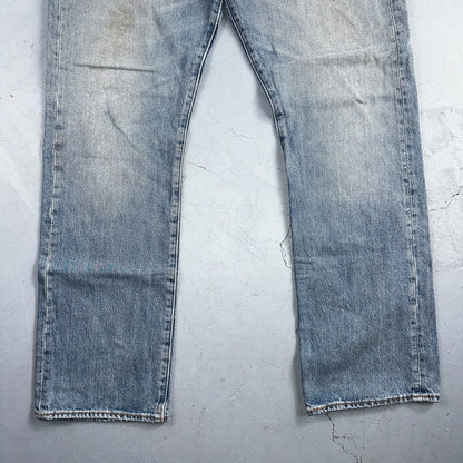 Levis 501 Y2K XX Straight Leg Jeans Blue VTG Light Wash 36x30 Act 38x29