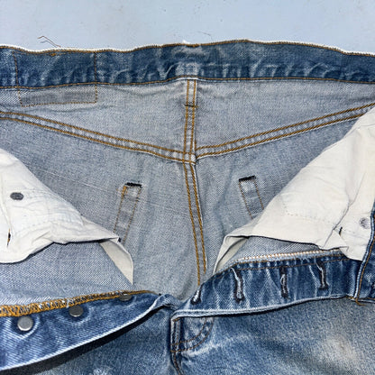 Levis 501 Vintage 80s Redline Selvedge USA XX Jeans Med Wash 32x36 Act 29x32
