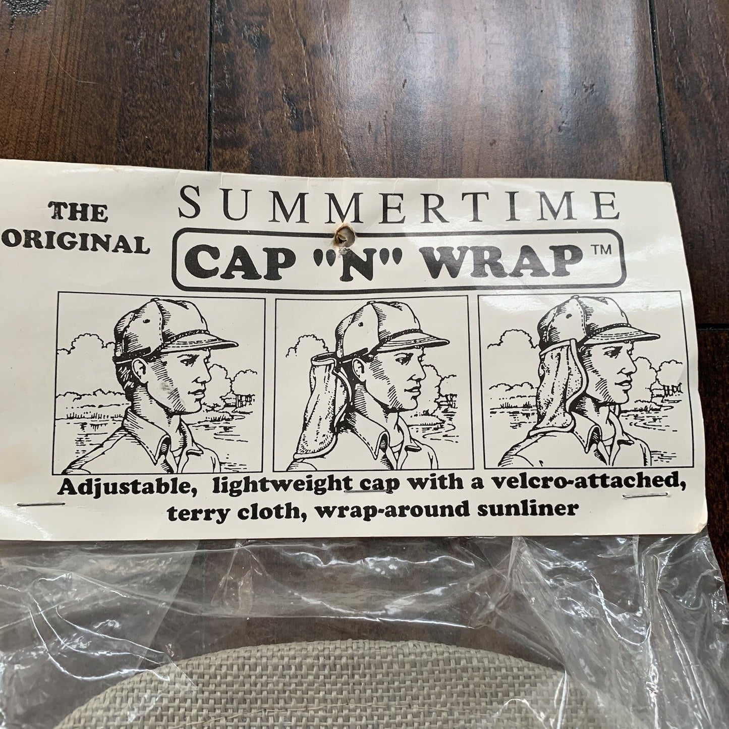 VTG Cap "N" Wrap Snap Back Hat Winter Hunting Work Outdoor USA Rare New 60s 70s