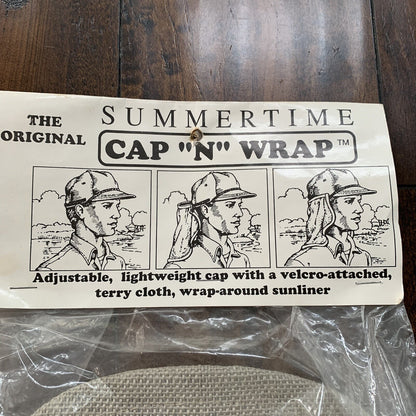 VTG Cap "N" Wrap Snap Back Hat Winter Hunting Work Outdoor USA Rare New 60s 70s
