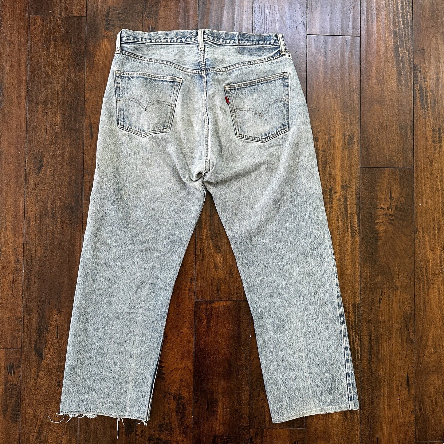 Levis VTG 70s SS Redline Selvedge USA 501 XX Jeans 66 80s 38x33 Act 34x27 CUT