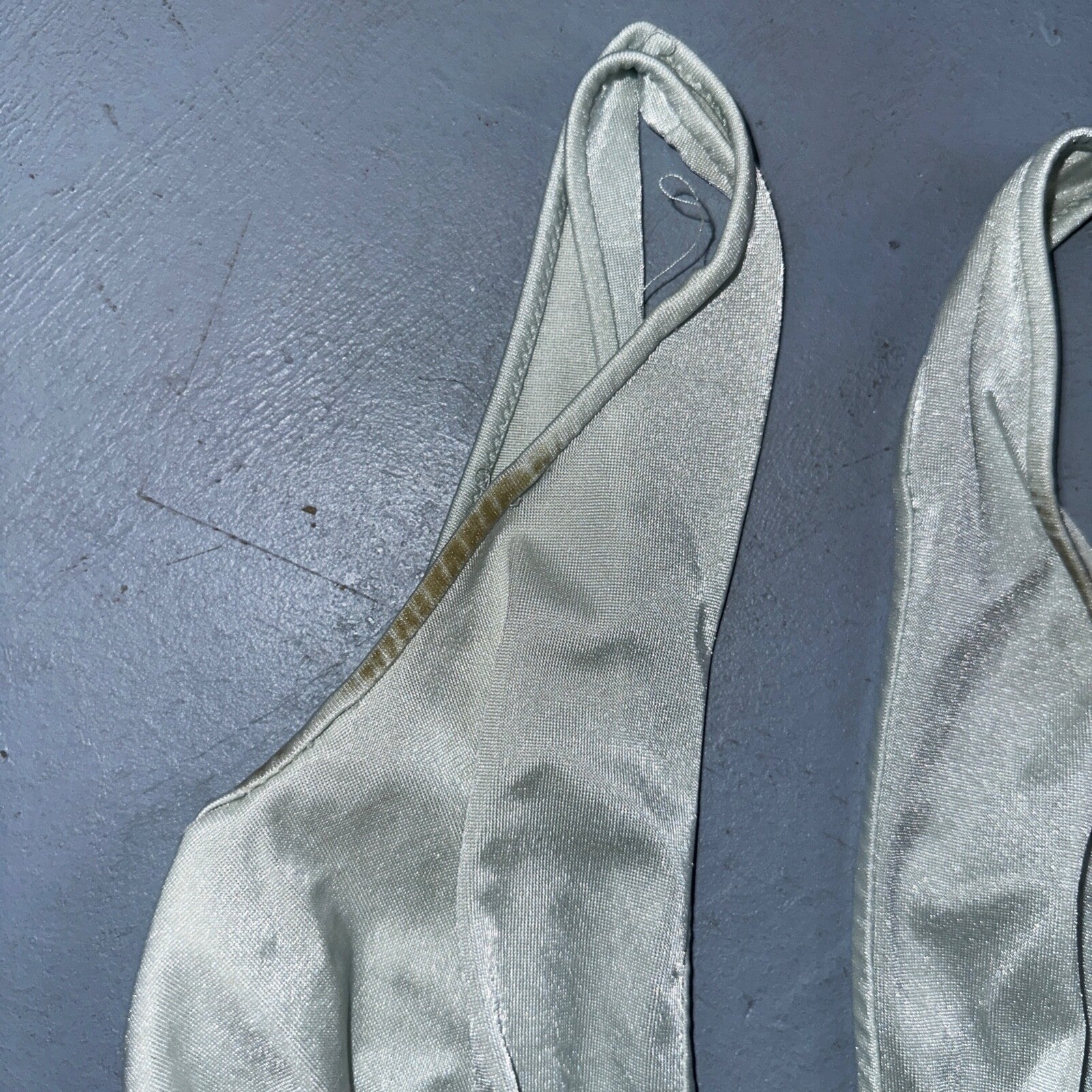 Vintage 1970s Olga Lingerie Slip Dress Sleepwear Full Sweep Nightgown Lace 70s