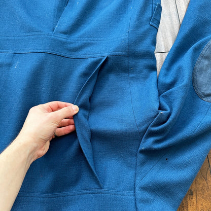 VTG Pendleton Jacket Blazer Men's 42 Blue 100% Pure Virgin Wool USA Western 70s