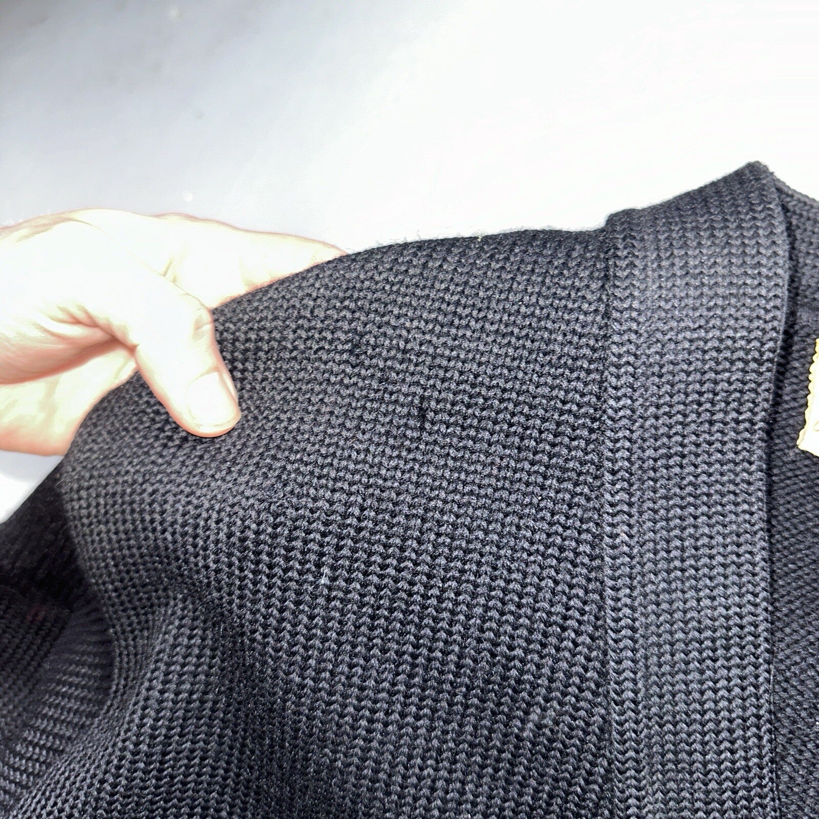 VTG Jack Frost 40s Wool Varsity Sweater Cardigan Indian Black E Evans Letterman