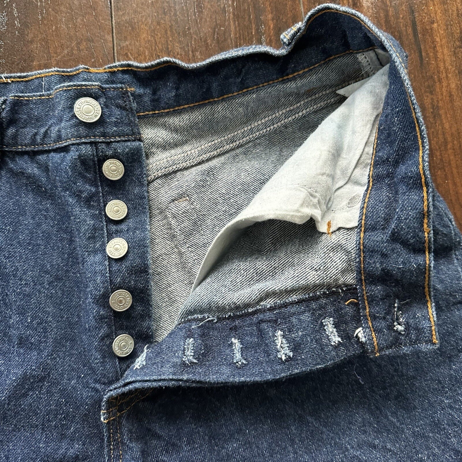 VTG 90s Levi’s 501 XX 18501-0193 Dark Wash High Waist Button Fly Jeans 28x31 80s