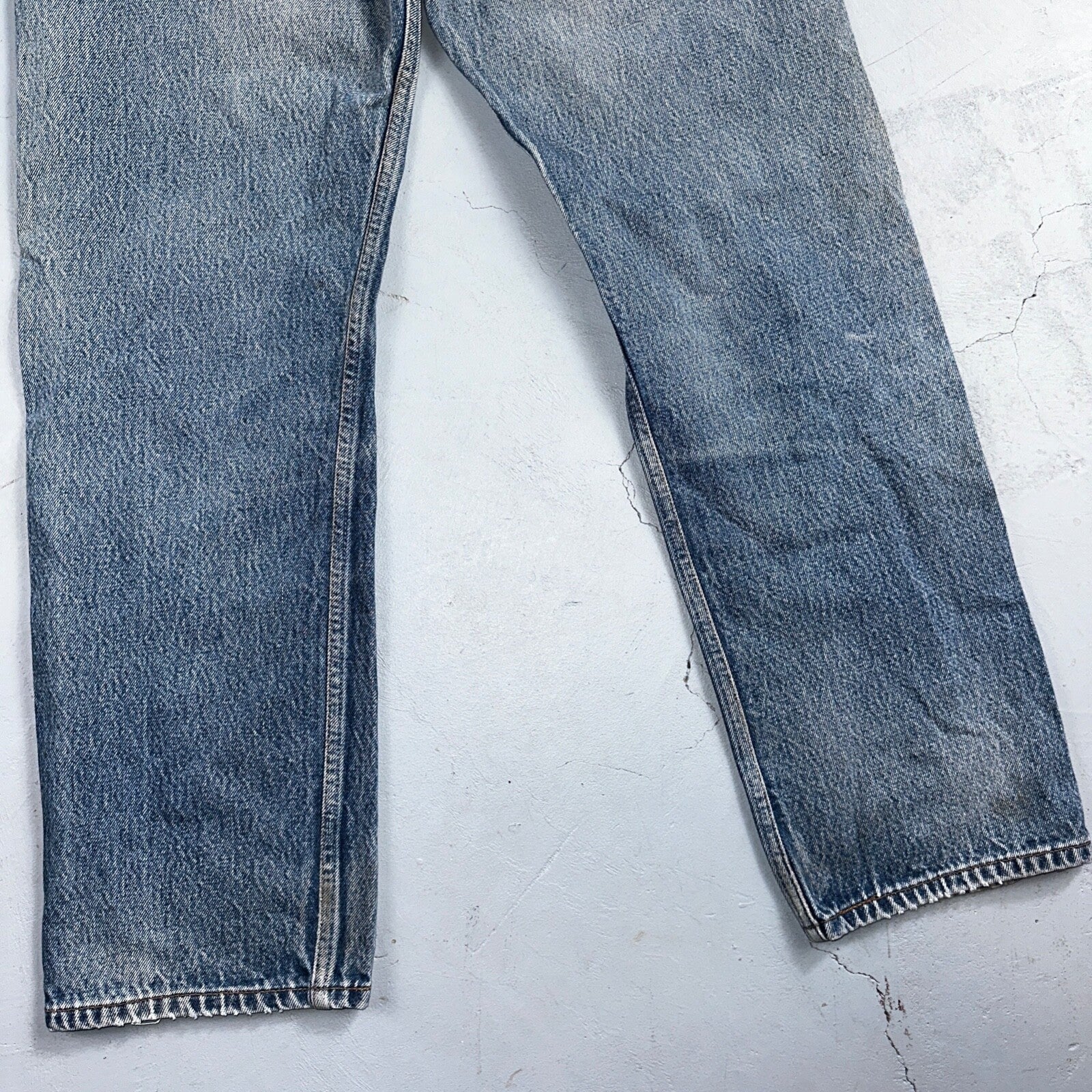 Levis 501 Vintage Y2K Mexico Straight Leg Jeans 34x33 90s Med Wash Act 32x29