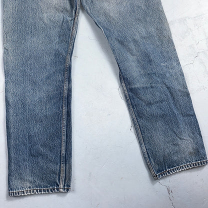 Levis 501 Vintage Y2K Mexico Straight Leg Jeans 34x33 90s Med Wash Act 32x29