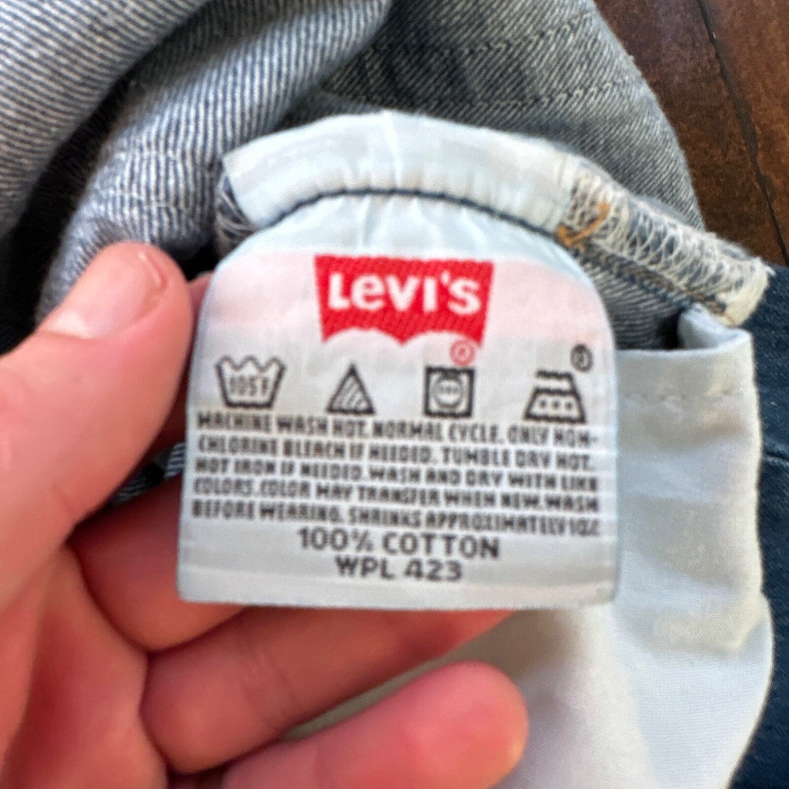 VTG Levis 501 XX Button Fly 90s Y2K Jeans Denim Straight Capri 34x30 Act 31x25