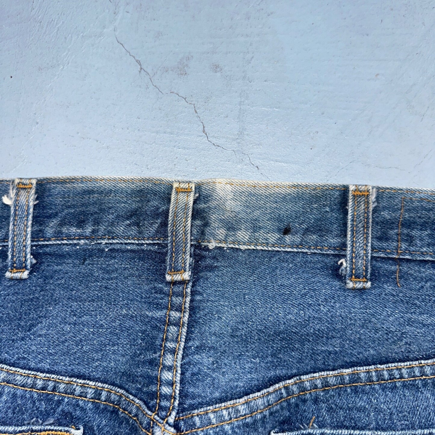 Levis 501 Vintage 80s USA XX Straight Leg Jeans Blue Light Wash 40x33 Act 38x29