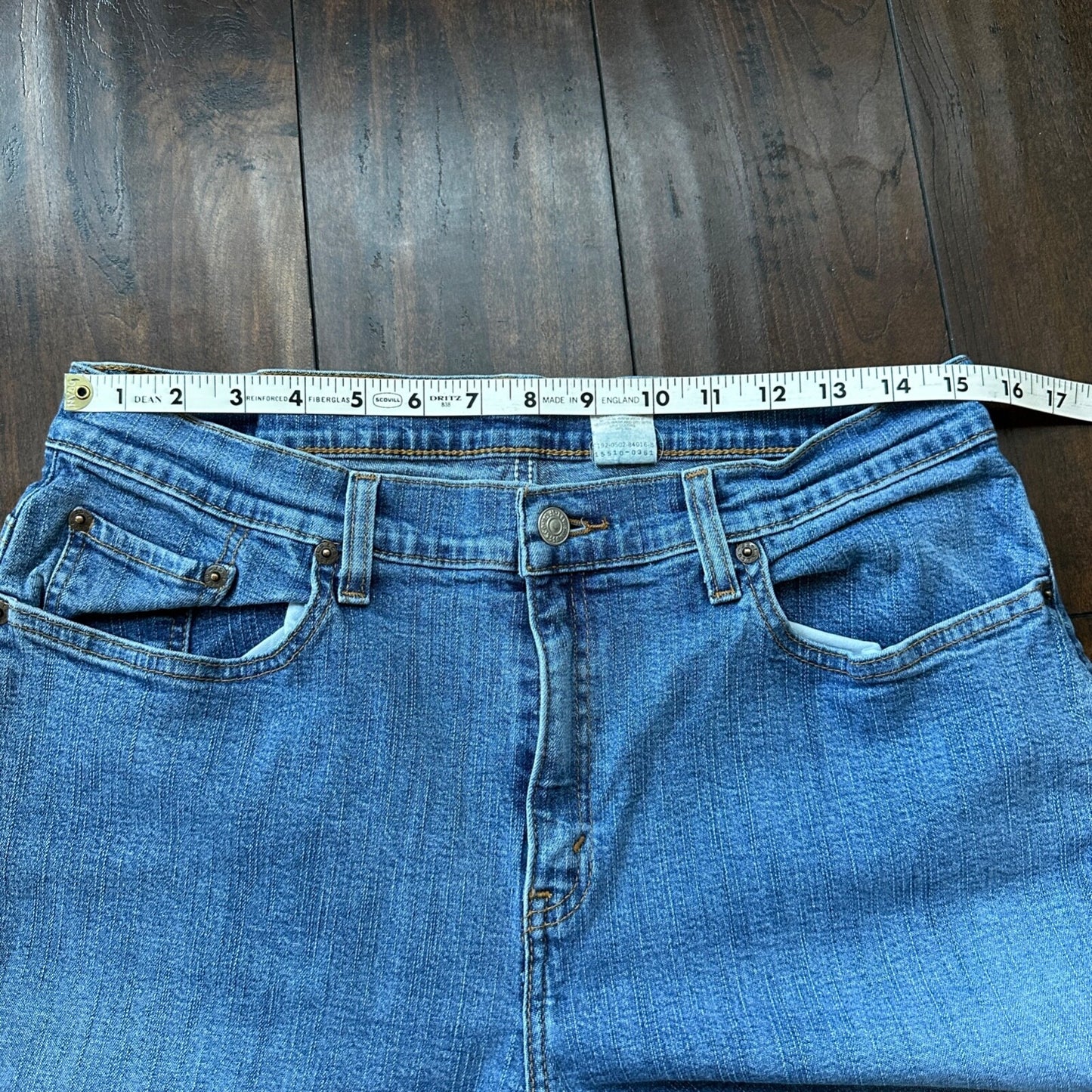 Vintage Levis 510 Jeans Womens 14 Blue Slim Fit Y2K Lower Rise Boyfriend 30x29