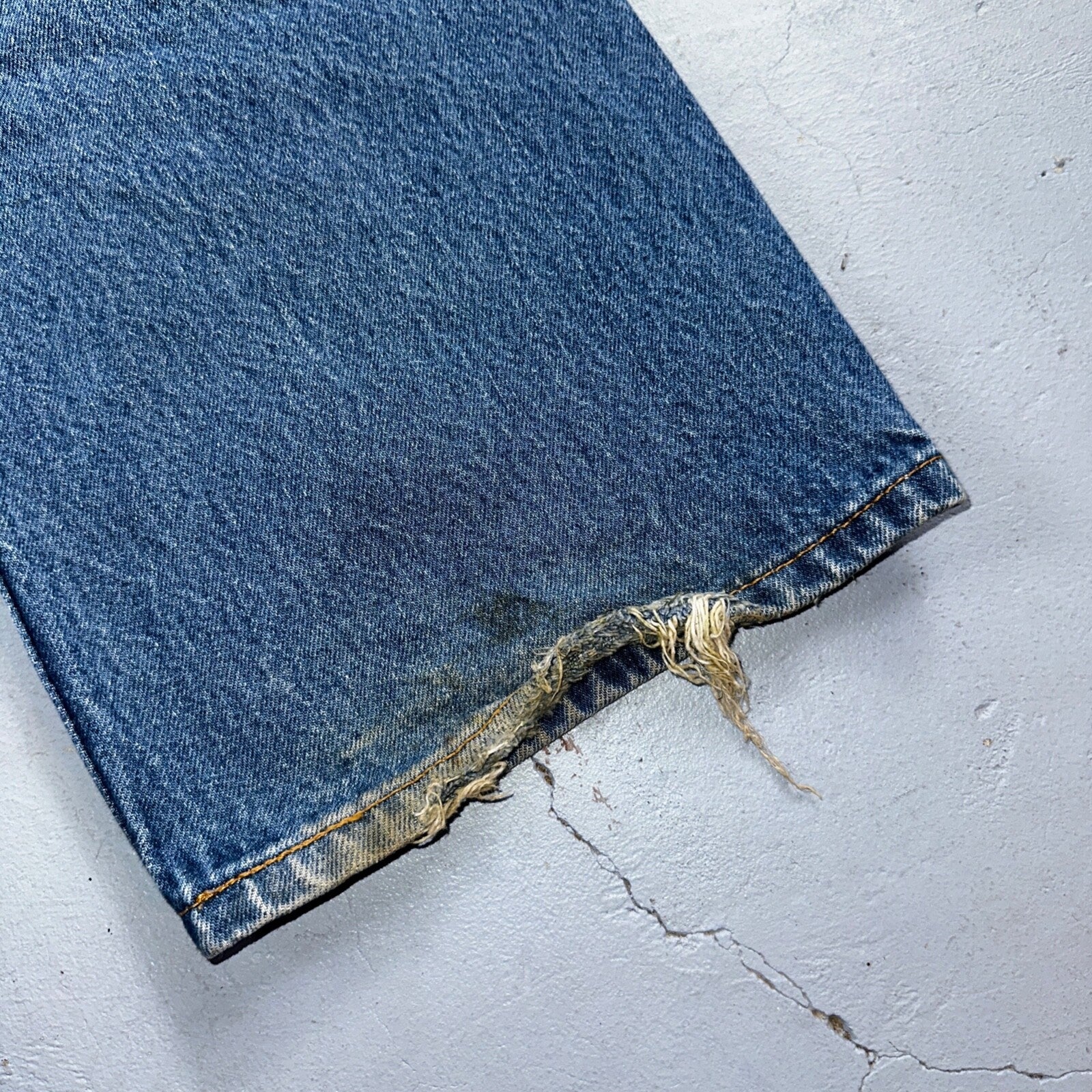 Levis 501 Vintage Y2K XX Straight Leg Jeans Blue Med Wash 42x32 Act 38x28