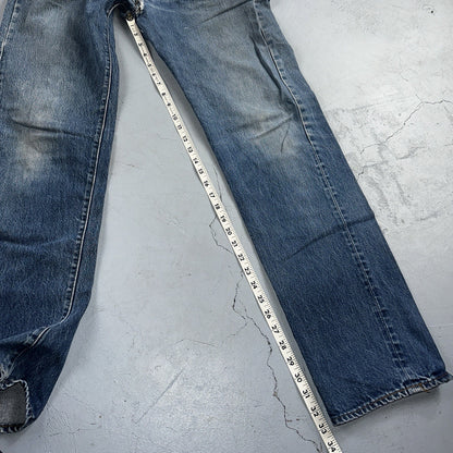 Levis 501 Vintage 80s Redline Selvedge USA XX Jeans Med Wash 35x38 Act 32x33