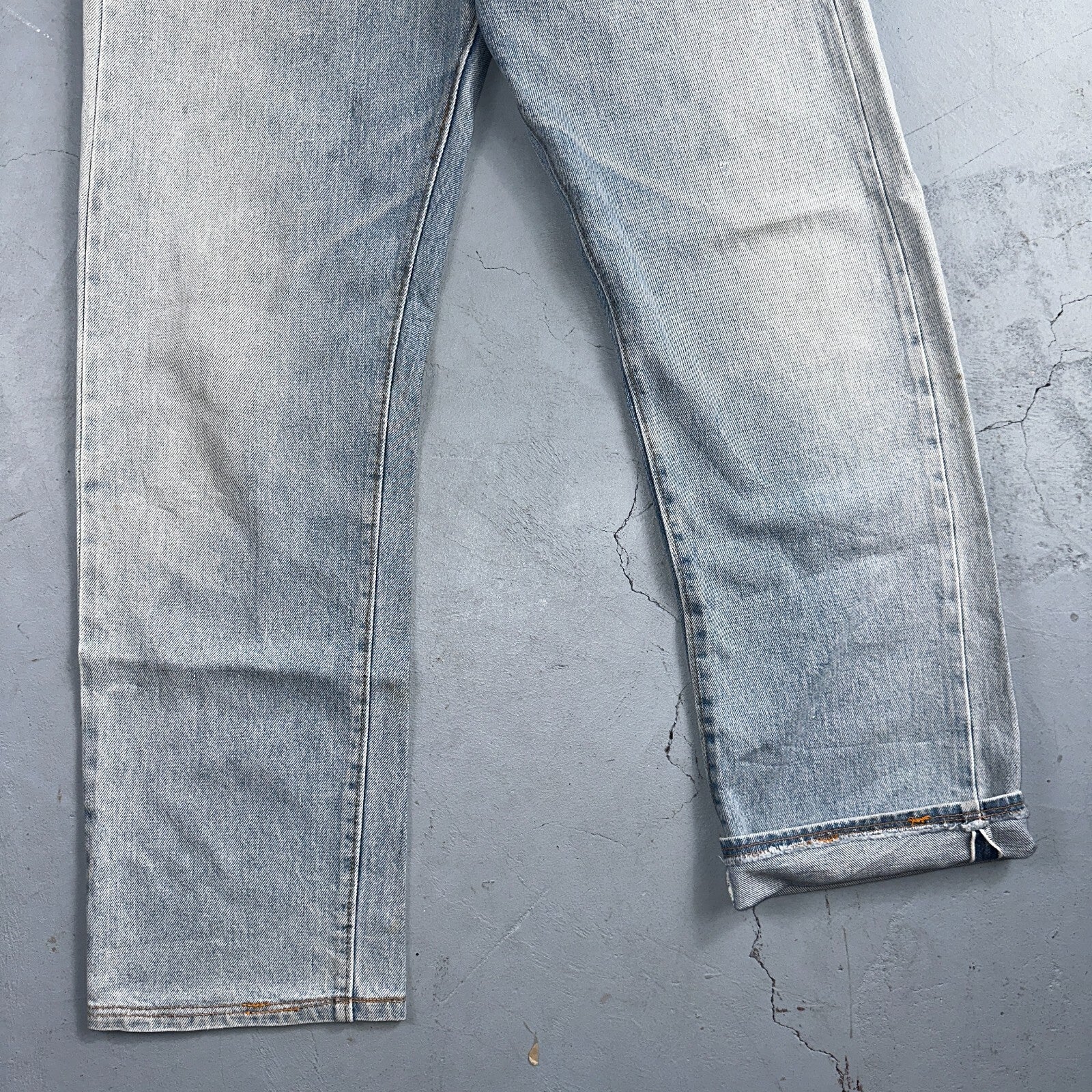 Levis 501 Vintage 80s Redline Selvedge USA XX Jeans Light Wash 1980s Act 30x29