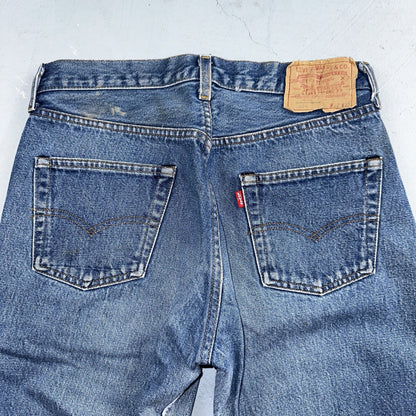 Levis 501 Vintage 80s Redline Selvedge USA XX Jeans Med Wash 32x32 Act 30x29