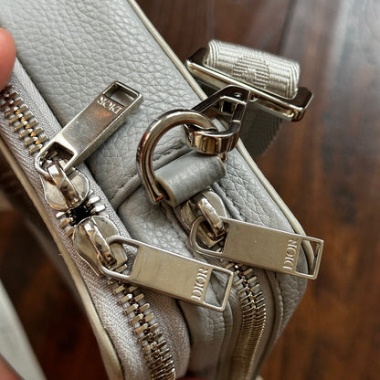 Nike Air Dior Jordan Wings Logo Grey Logo Small Rare Shoulder Bag 100% Authentic